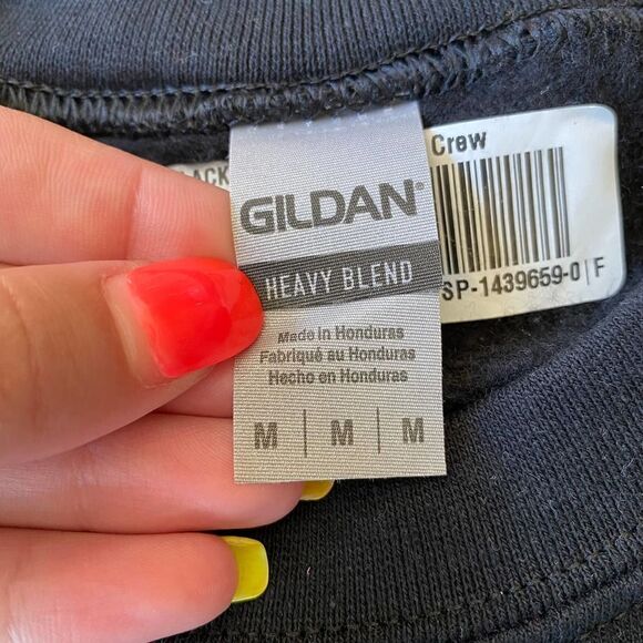 Girl Math Crewneck Sweatshirt Black Medium - Picture 4 of 5